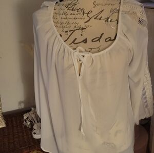 Ladies white blouse